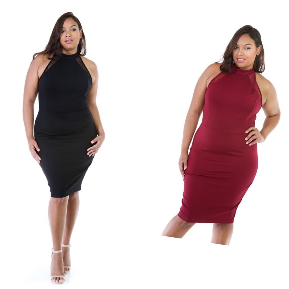 Boss Dress - Burgundy